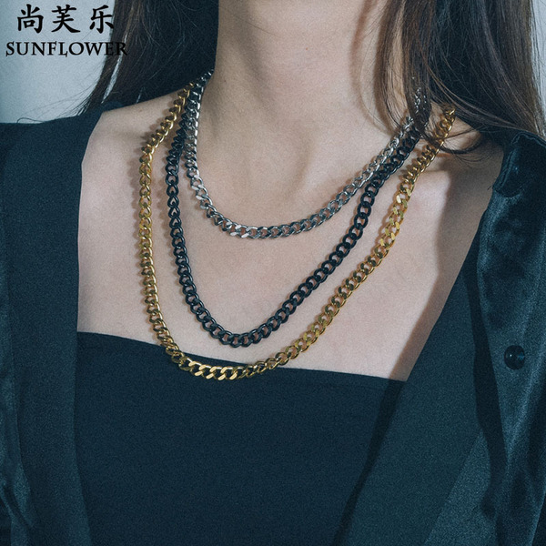 men's trend necklace stainless steel