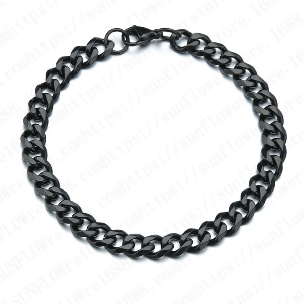 men's fashionable bracelet hip-hop style stainless steel