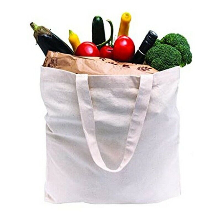 厂家专业生产棉帆布手提袋 环保大容量大包边购物袋 专业定 制印