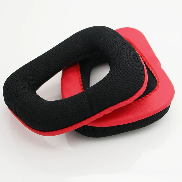 Red mesh earphone cover-single