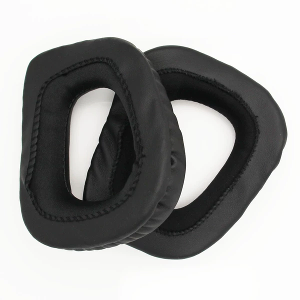 Black protein leather earphone cover-single