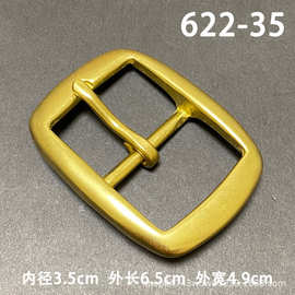 新款纯铜针扣黄铜男士皮带扣韩版日字扣3.5cm休闲皮带扣
