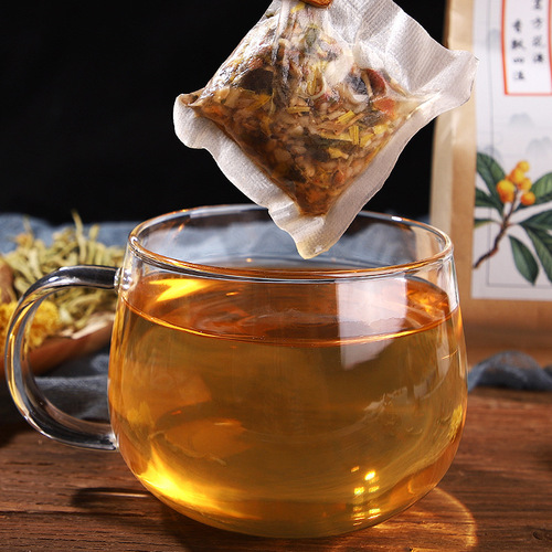 Mingfang Huayuan Luo Han Guo Loquat Tea Moisturizing Camellia Herbal Fruit Tea Combination Tea Bag Tea Independently Packaged