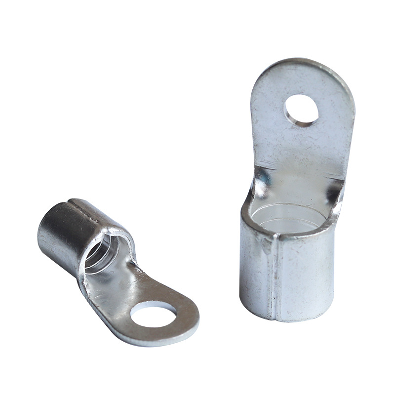 OT1-3/4/5T冷压接线端子O型圆形裸端头铜线鼻子镀银接线耳2.5-3/4