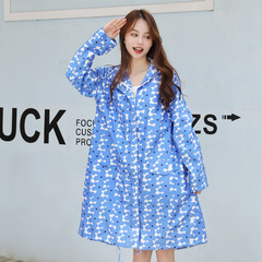 Japanese raincoat for women, fashionable long hiking waterproof windbreaker style raincoat for men, export cross-border e-commerce trend