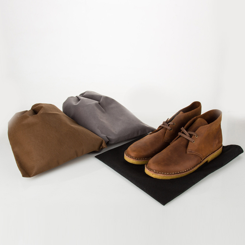 Venta al por mayor de fábrica portátil al aire libre viajes a prueba de polvo zapatos bolsa de almacenamiento deportes grandes cordón bolsa de zapatos de entrega de una sola pieza