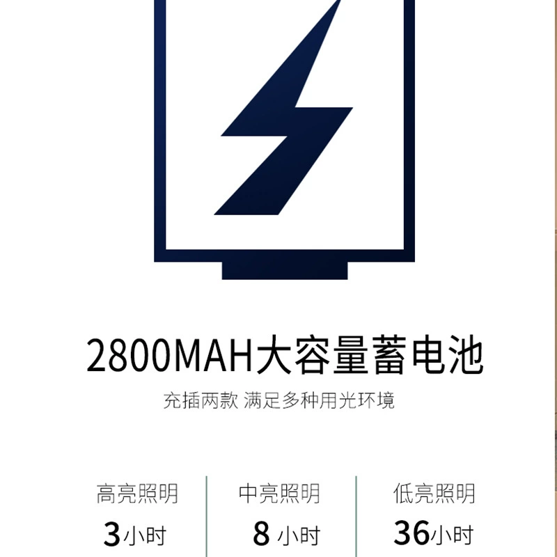 快灵通 Magnet LED cool light spot wholesale modern USB charging smart dimming student dormitory cool light