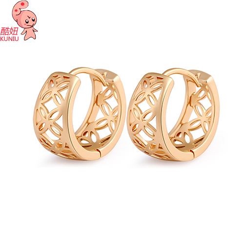 镂空花纹耳扣 韩国精品时尚耳饰 外贸耳环 厂家直销耳饰