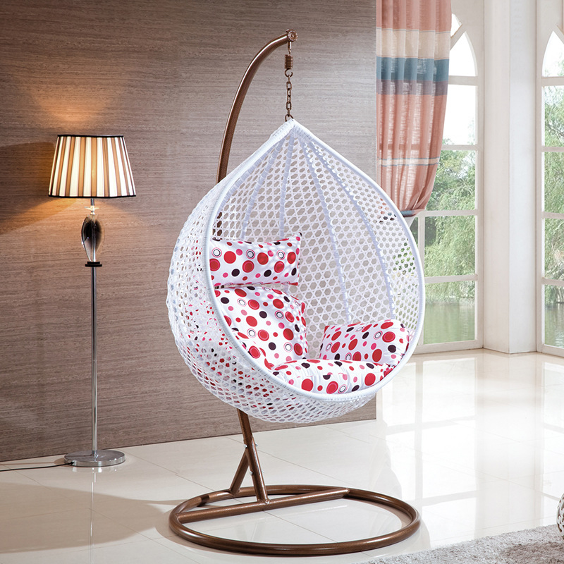 Balcón interior al aire libre, cesta colgante de ratán real de imitación, cesta colgante de ocio, silla de mimbre, suministro directo de fábrica, cesta colgante de nido de pájaro, columpio image 4