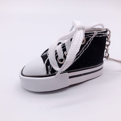 Mini canvas shoes, fashionable bicycles, motorcycle footrests, small sneakers, ornaments, simulated shoe keychains