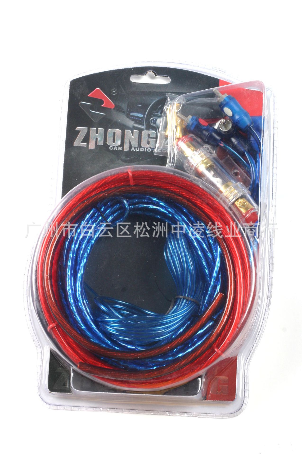 汽车音响功放套线 喇叭配套线 汽车车载改装音响线吸塑盒改装套线