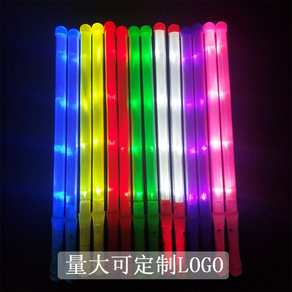 electronic big colorful flashing light stick
