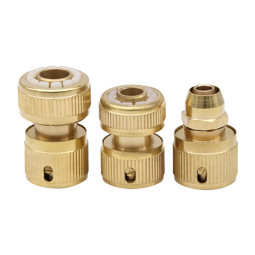 Brass quick connector car wash accessories 3 points 4 points 5 points 6 points water pipe connection water gun four points hose connection