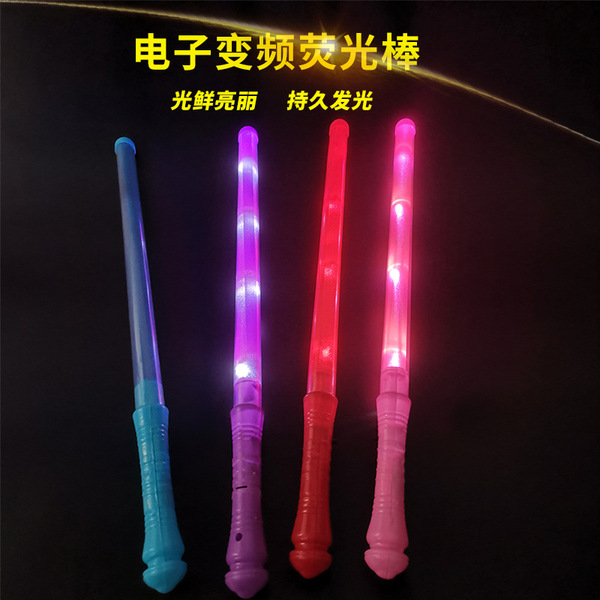 electronic big colorful flashing light stick