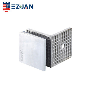 Factory Direct Sales 90 degrees wall partition code ECN-1016 zinc alloy glass fixing clip shower room accessories