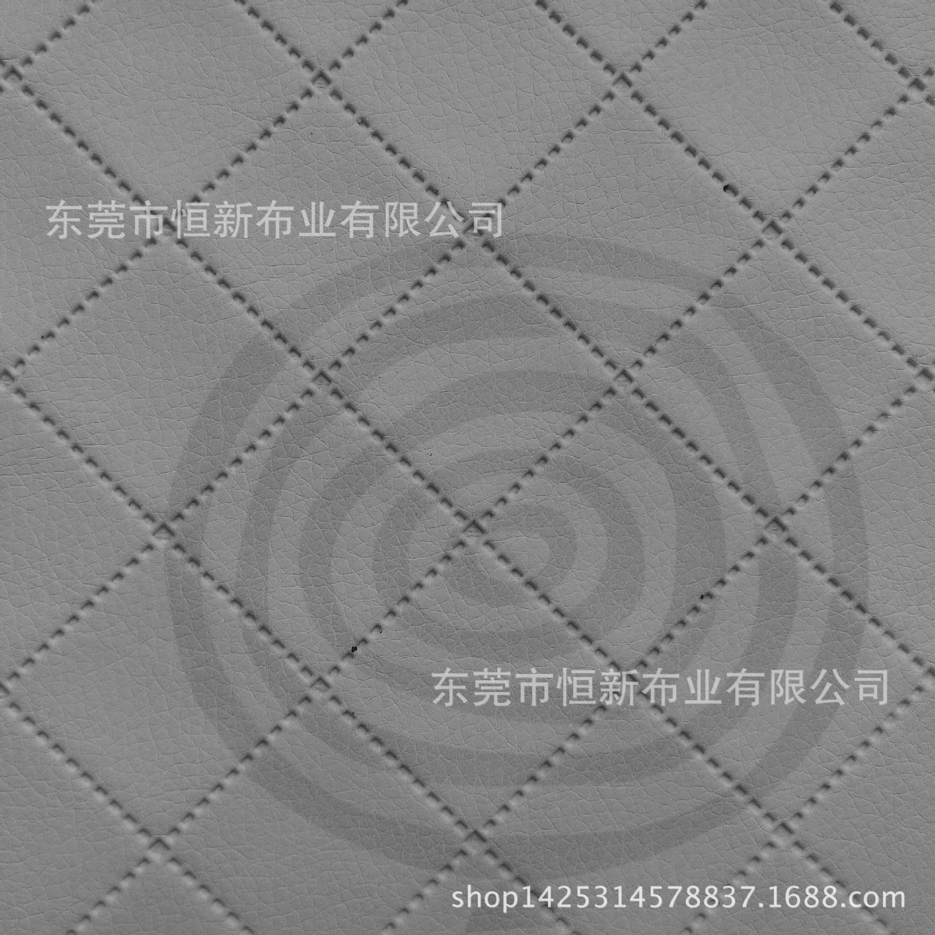 超声波加工环保PU超纤革无线压纹图型多款立体清晰可自选绗缝