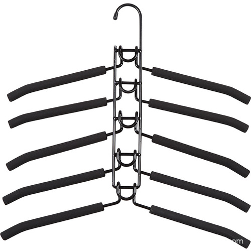 Space-saving multifunctional multi-layer clothes rack hook magic household wardrobe storage artifact hanging clothes rack folding support