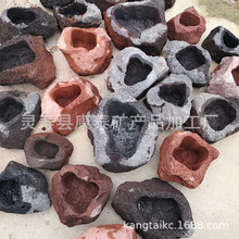 供应火山石板材 机切规格板蘑菇石 园林景观石火山岩石材