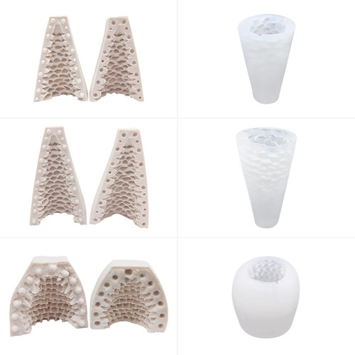 Sanxin Christmas tree scented candle silicone mold DIY Christmas pine cone plaster diffuser stone ornament grinding tool
