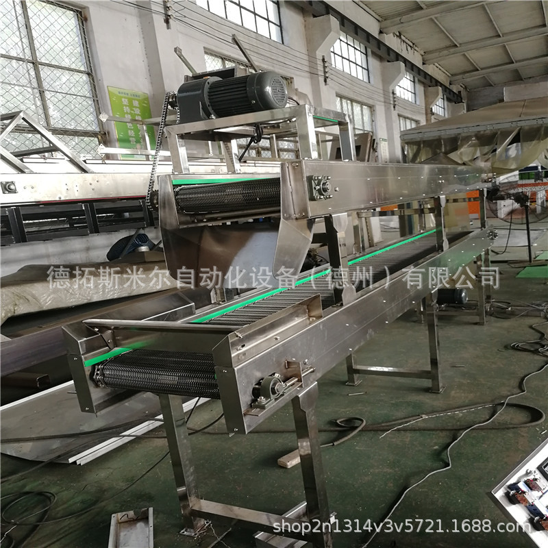 双层网带输送机食品网链输送线 肉类食品传送带网带线自动化输送