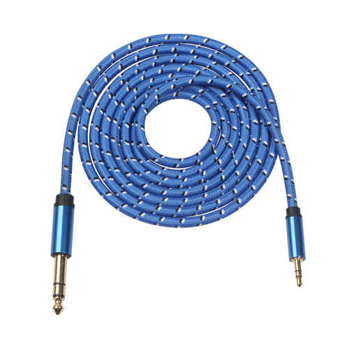 New all-copper shielded 3.5mm audio cable 3.5 to 6.35 male to male audio digital audio cable