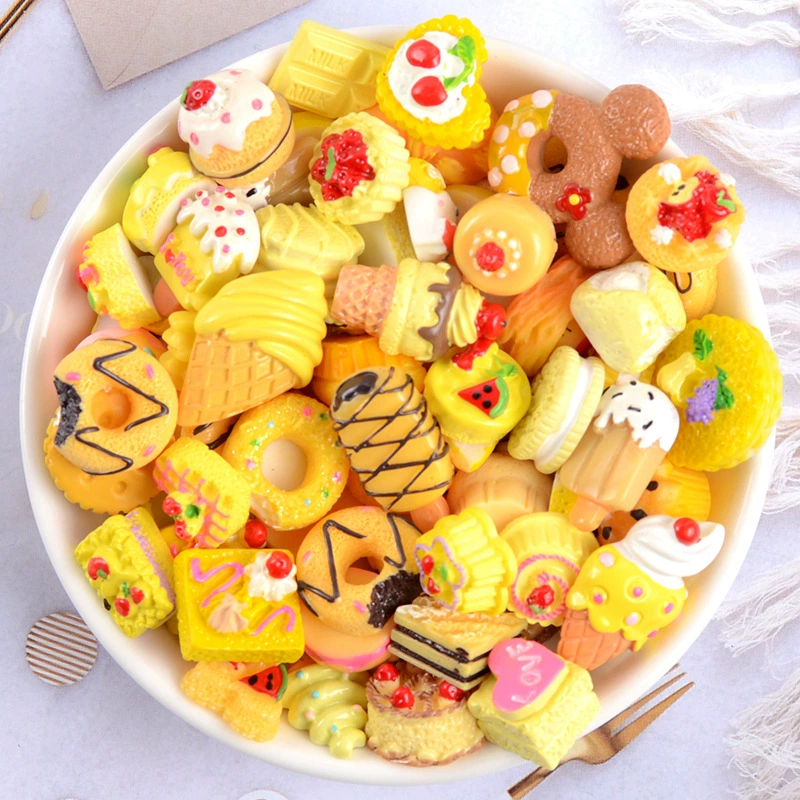 Футболка с игрой в еду, чехол для телефона с кремом и аксессуарами, ручная работа, 100 штук