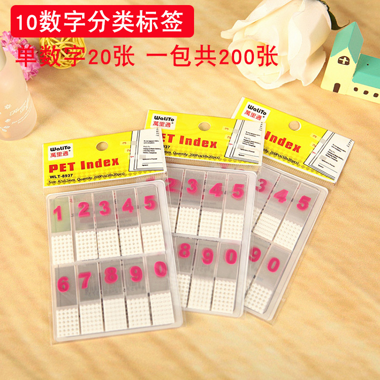 Pegatinas adhesivas transparentes en forma de flecha para clasificación y señalización.