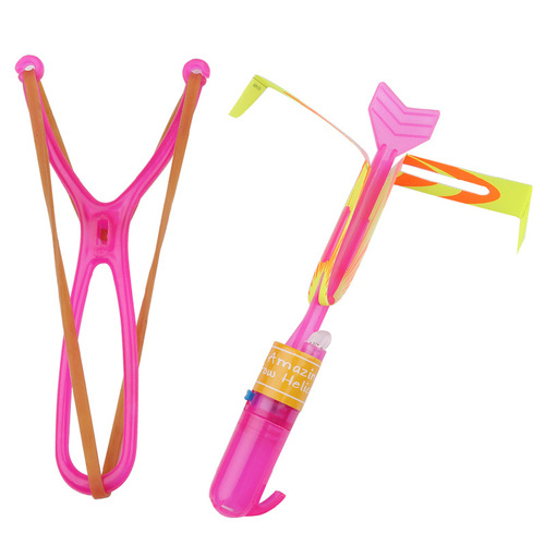 Flash slingshot and flying arrows, glowing bamboo dragonfly toys, flying fairy bullets, whistle and flying arrows, street stalls and night market wholesale