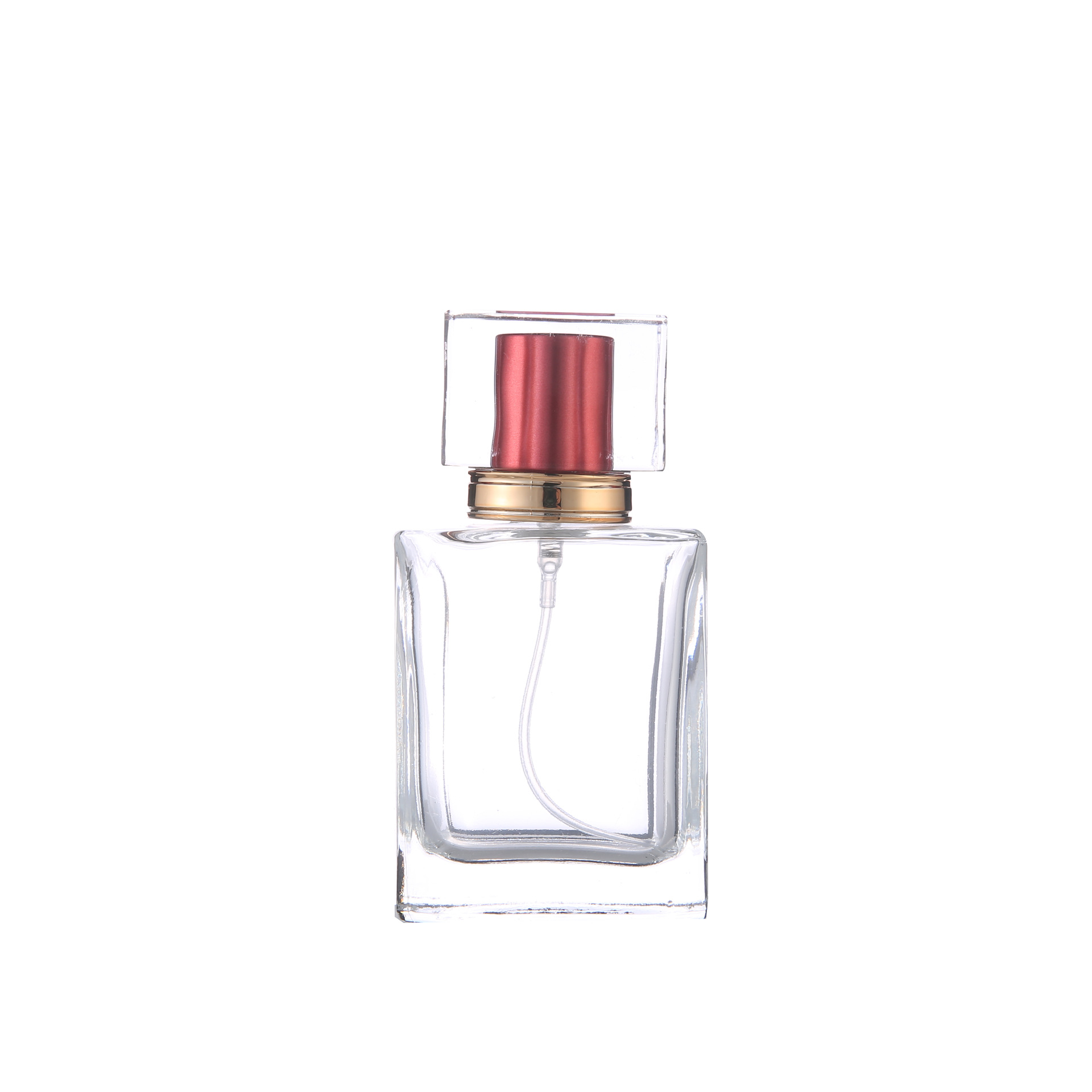 Fabricante 50ml especificación botella de perfume de gran capacidad botella de spray de vidrio ultrafino botella de spray cosmética diaria botella de rellenado hidratante