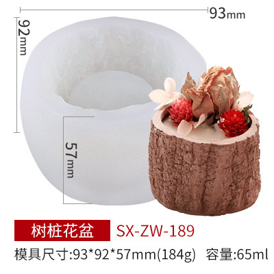 Sanxin tridimensional suculenta silicona vela molde DIY aromaterapia vela fragante piedra yeso pudín pastel herramienta de molienda