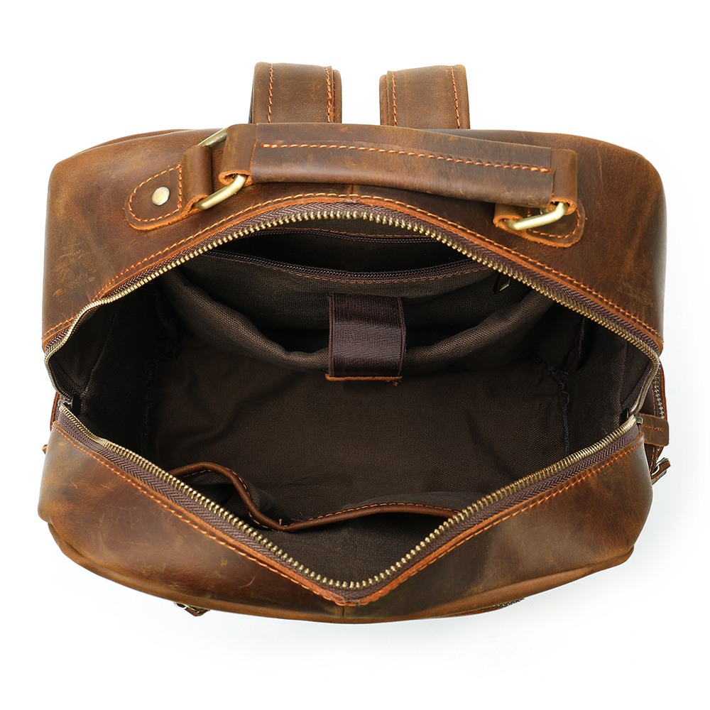 Vintage Leather Handbag - Image 3