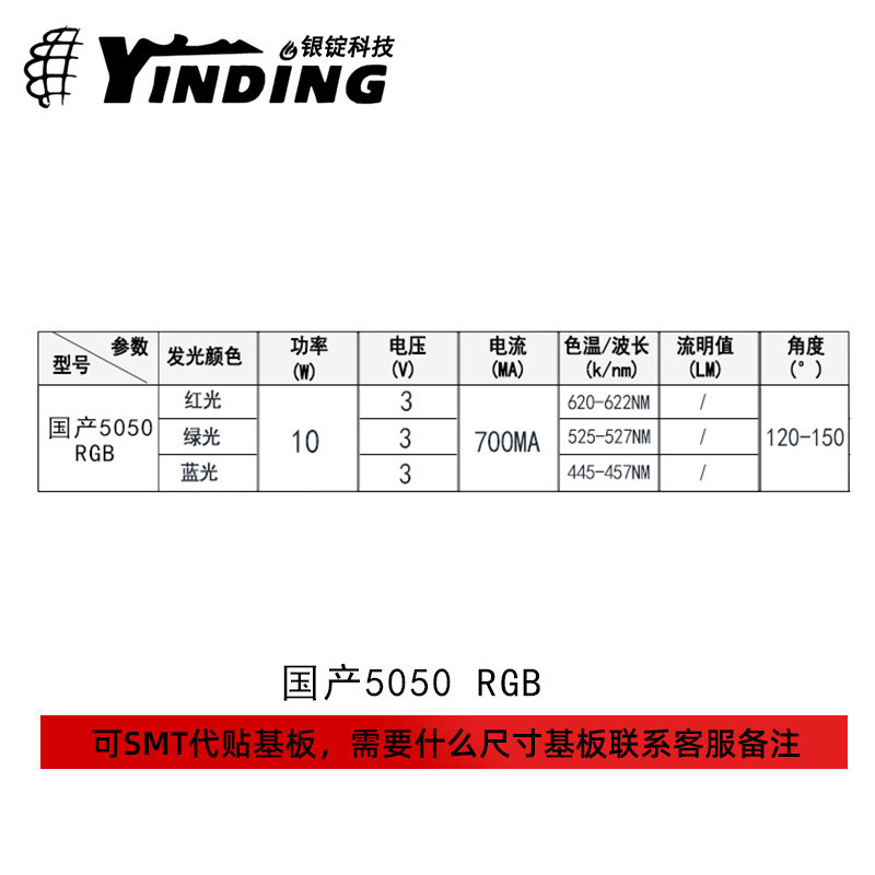 �����Ƽ� 5050���� rgb��ɫ 4w������̨�� ��ƬʽledоƬ��Դ