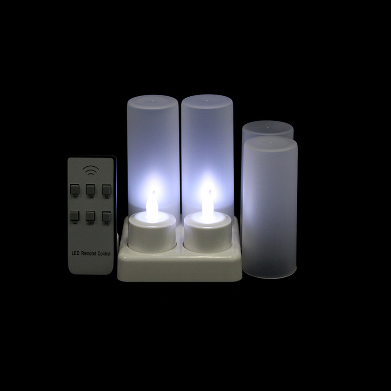 Precio de fábrica al por mayor de Navidad día de luz de la Vela decorativa recargable LED té luz de la cera de boda confesión diseño Bar Restaurante