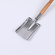 木柄不锈钢铲 多功能园艺园林铲多规格家用农用铁锹 430 垂钓X20