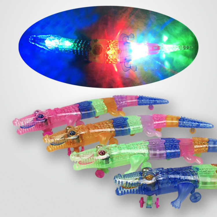 Rope crocodile Electric Universal crocodile New luminous band music toy stall crawling simulation animal wholesale Rope crocodile Electric Universal crocodile New luminous band music toy stall crawling simulation animal wholesale