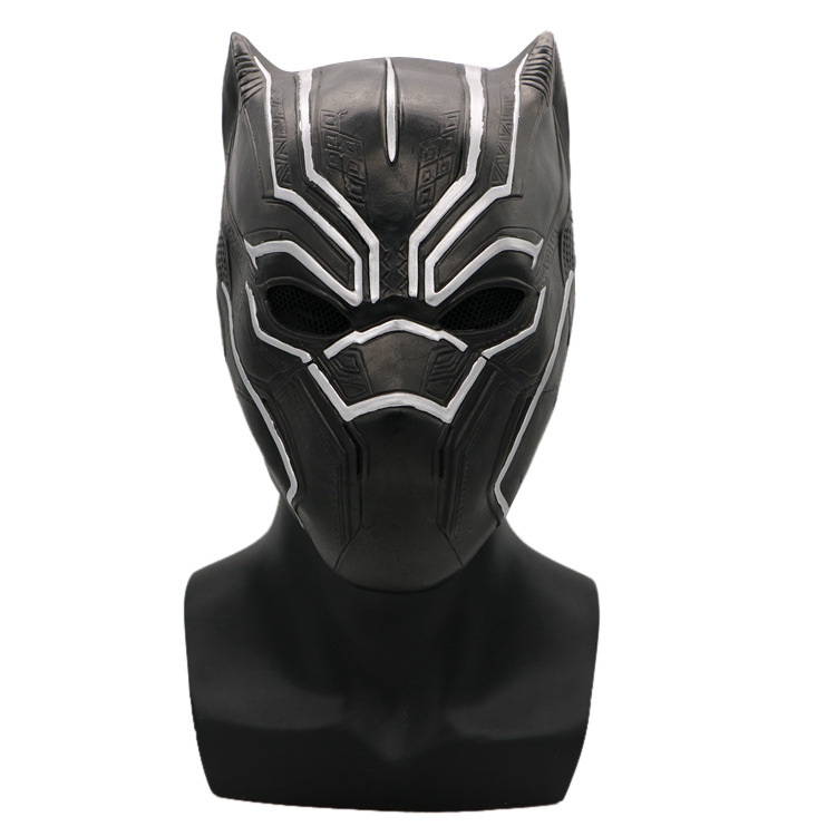 2022 Marvel movie Black Panther villain mask headgear Eric leopard Halloween mask film and television props 2022 Marvel movie Black Panther villain mask headgear Eric leopard Halloween mask film and television props