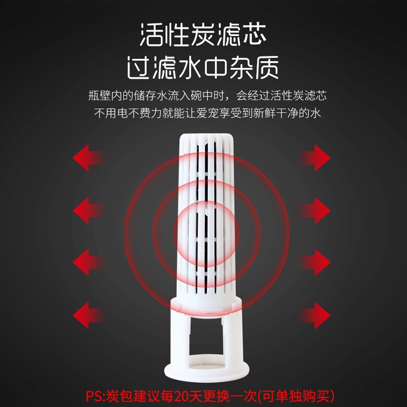 Bebedero para gatos, tazón para gatos, alimentador automático, tazón integrado para agua potable y comida para gatos, comida para gatos, suministros para mascotas sin electricidad