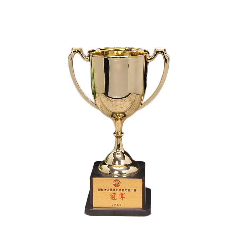 Trofeo personalizado, nuevo modelo sin tapa, artículos ejecutivos de plástico creativos, decoración para premios de competición, cristal conmemorativo.