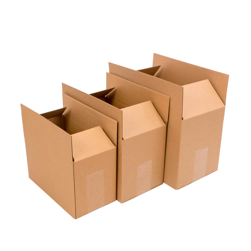 Caja grande de embalaje de cartón Zhongming caja de embalaje de cinco capas de cartón de movimiento extra duro caja de cartón de embalaje transfronterizo en stock al por mayor