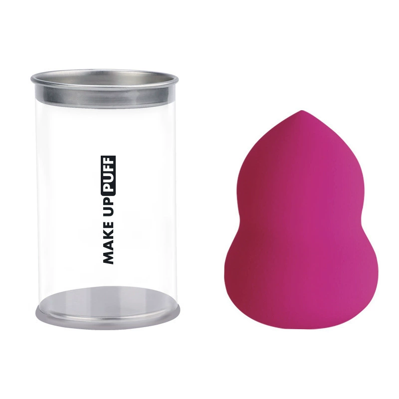 Губка для макияжа Beauty Egg, формы тыква/капля/ломаная, супермягкая, двойного назначения влажная или сухая, прозрачный флакон