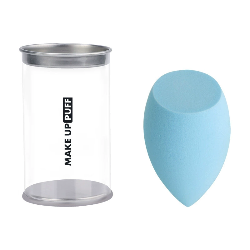 Губка для макияжа Beauty Egg, формы тыква/капля/ломаная, супермягкая, двойного назначения влажная или сухая, прозрачный флакон