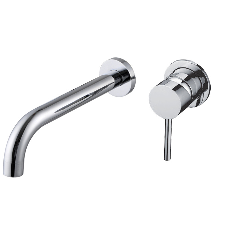 Fábrica transfronteriza de latón grifo de pared giratorio lavabo grifo oculto lavabo grifo al por mayor
