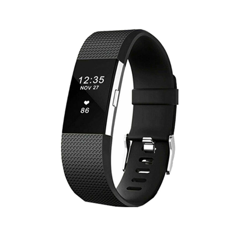 Подходят для CHARGE2 силиконовый ремешок для Fitbit Charge2 смарт-браслета однотонный клетчатый для замены браслета
