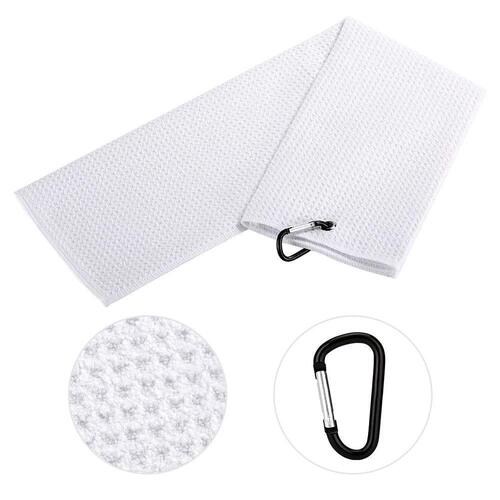Cross-border hot selling golf cleaning towel delicate hook towel rag club wipe source factory dropshipping