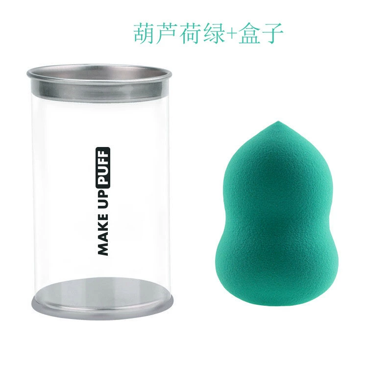 Губка для макияжа Beauty Egg, формы тыква/капля/ломаная, супермягкая, двойного назначения влажная или сухая, прозрачный флакон