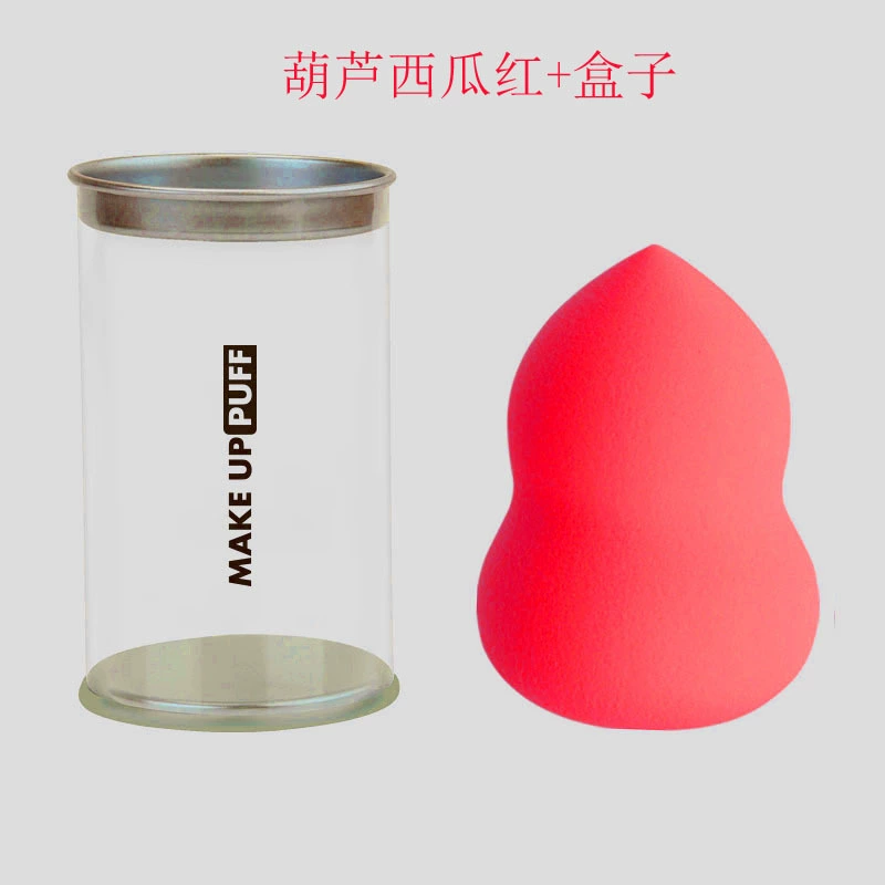 Губка для макияжа Beauty Egg, формы тыква/капля/ломаная, супермягкая, двойного назначения влажная или сухая, прозрачный флакон