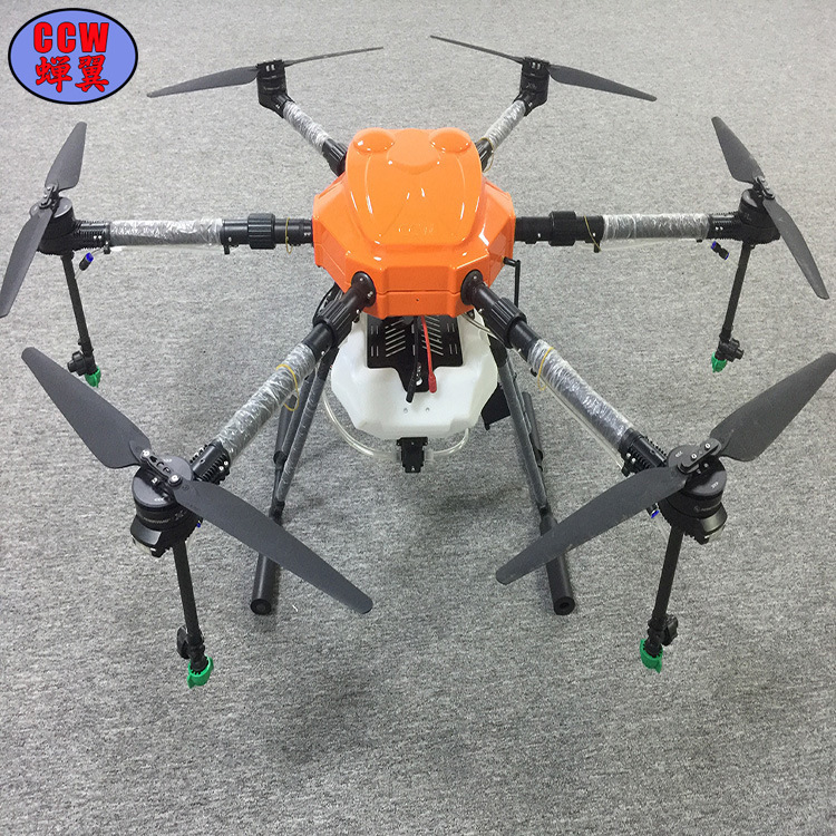 蝉翼植保无人机 满载10公斤6轴多旋翼 电动遥控喷洒农药 烟雾机