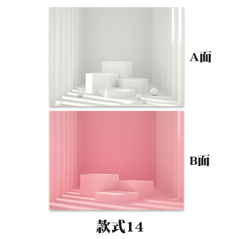 En línea de la celebridad 3D tridimensional de doble cara de fondo de papel fotografía apoyos adornos belleza comida a juego de tiro de fondo