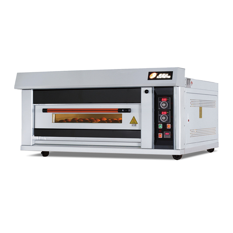 汉堡烘炉 单层双盘汉堡烤箱 单层二盘蛋糕烤箱 两盘燃气烤箱