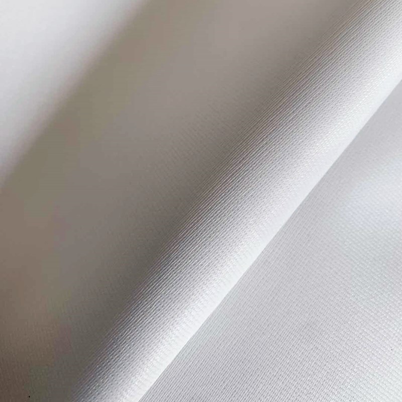 Spot Wholesale White Goatskin Pattern Artificial Leather Pvc Knitted White Background 0.6mm Digital Printing Leather Base Material